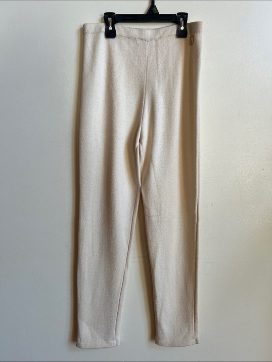 St. John Pants - St. John Cream Knit Pull-On Pants
